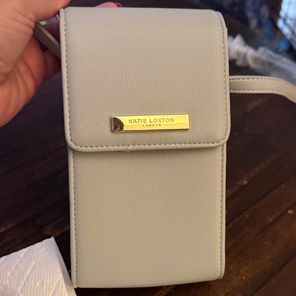 Gray Crossbody Bag